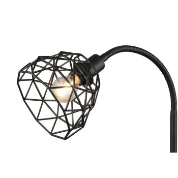 Trio Haval fekete állólámpa (TRI-R40712032) E27+E14 2 izzós IP20