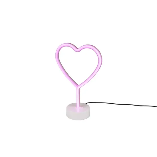 Trio Heart fehér gyerek LED asztali lámpa (TRI-R55210101) LED 1 izzós IP20