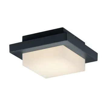 Trio Hondo anracit-fehér LED kültéri fali/mennyezeti lámpa lámpa (TRI-228960142) LED 1 izzós IP54