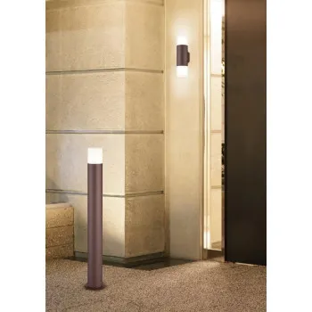 Trio Hoosic rozsdabarna kültéri falikar (TRI-222260224) E27 2 izzós IP44