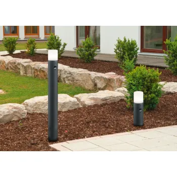 Trio Hoosic anracit-fehér kültéri állólámpa (TRI-522260142) E27 1 izzós IP44