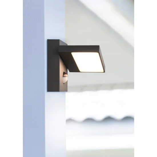Trio Horton anracit-fehér LED kültéri falikar (TRI-226369142) LED 1 izzós IP54