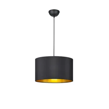 Trio Hostel fekete-arany függesztett lámpa (TRI-308200179) E27 1 izzós IP20