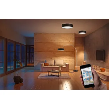 Trio Hotel matt nikkel-fekete mennyezeti lámpa (TRI-603900302) E27 3 izzós IP20 Trio Hotel matt nikkel-fekete mennyezeti lámpa (TRI-603900302) E27 3 izzós IP20