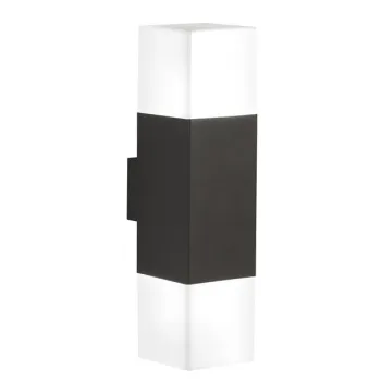 Trio Hudson anracit-fehér kültéri falikar (TRI-220060242) E14 2 izzós IP44