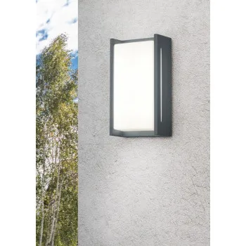 Trio Indus anracit-fehér LED kültéri fali lámpa (TRI-227360142) LED 1 izzós IP54