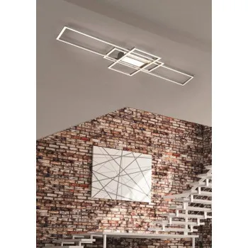 Trio Irvine matt nikkel LED mennyezeti lámpa (TRI-620010407) LED 1 izzós IP20