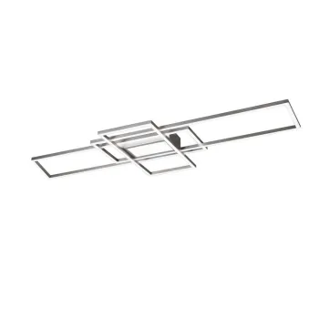 Trio Irvine matt nikkel LED mennyezeti lámpa (TRI-620010407) LED 1 izzós IP20