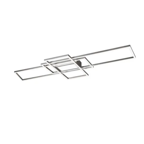 Trio Irvine matt nikkel LED mennyezeti lámpa (TRI-620010407) LED 1 izzós IP20