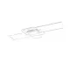 Trio Irvine fehér LED mennyezeti lámpa (TRI-620010431) LED 1 izzós IP20