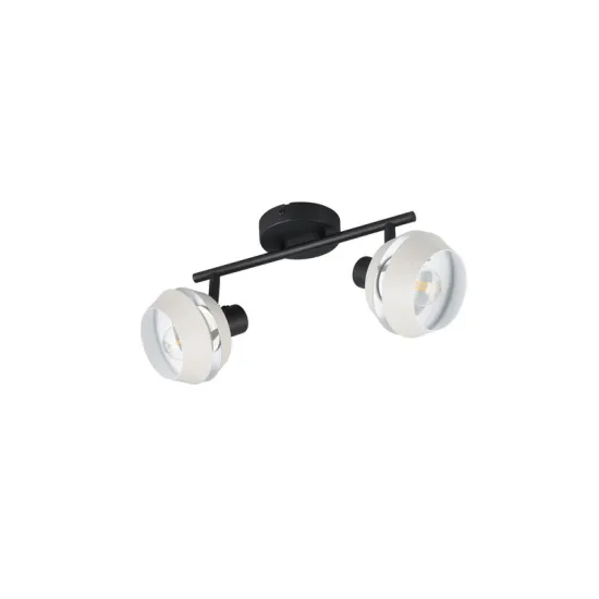 Trio Isla fekete-szürke mennyezeti spotlámpa (TRI-R86362076) E14 2 izzós IP20