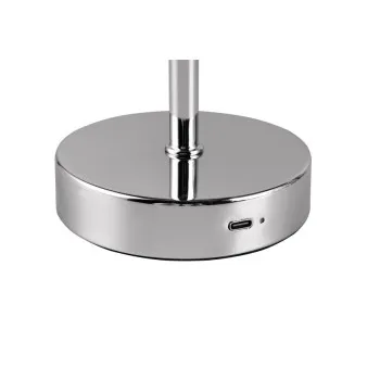 Trio Jeff króm LED asztali lámpa (TRI-R59151106) LED 1 izzós IP20