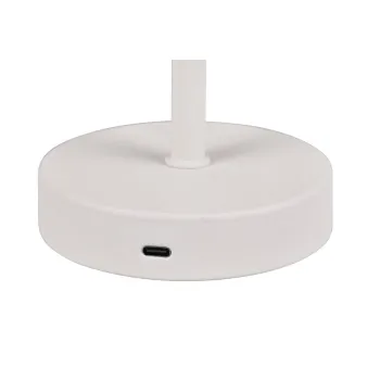 Trio Jeff fehér LED asztali lámpa (TRI-R59151131) LED 1 izzós IP20