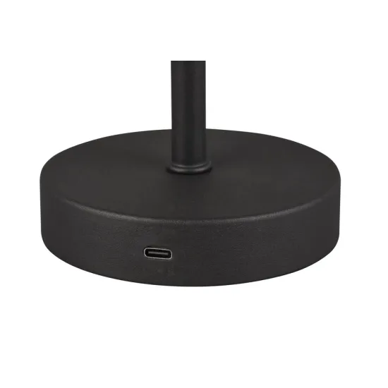 Trio Jeff fekete LED asztali lámpa (TRI-R59151132) LED 1 izzós IP20
