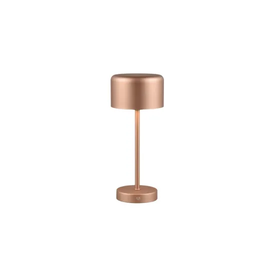 Trio Jeff kávébarna LED asztali lámpa (TRI-R59151165) LED 1 izzós IP20