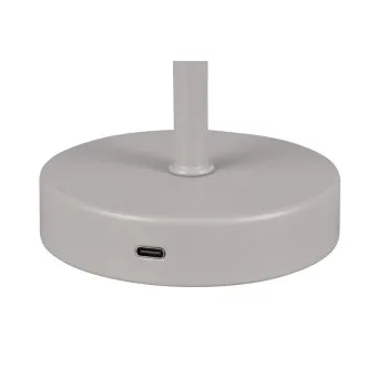 Trio Jeff szürke LED asztali lámpa (TRI-R59151177) LED 1 izzós IP20