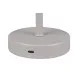 Trio Jeff szürke LED asztali lámpa (TRI-R59151177) LED 1 izzós IP20