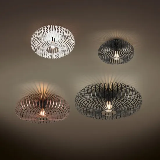 Trio Johann fekete mennyezeti lámpa (TRI-606903032) E27 1 izzós IP20