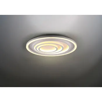 Trio Kagawa szürke-fehér LED mennyezeti lámpa (TRI-625815031) LED 1 izzós IP20