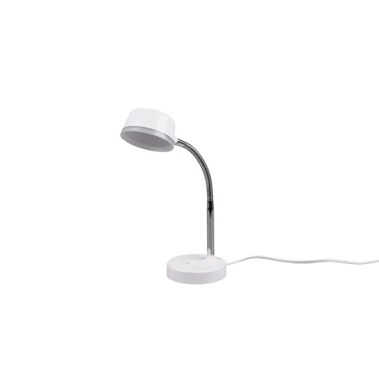 Trio Kiko króm-fehér LED asztali lámpa (TRI-R52501101) LED 1 izzós IP20