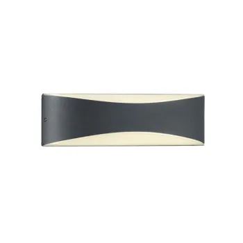 Trio Konda anracit-fehér LED kültéri falikar (TRI-228560242) LED 1 izzós IP65