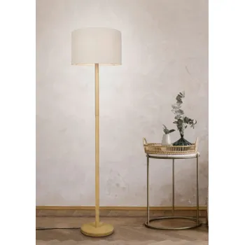 Trio Korba fehér-natúr állólámpa (TR-401200101) E27 1 izzós IP20 Trio Korba fehér-natúr állólámpa (TR-401200101) E27 1 izzós IP20