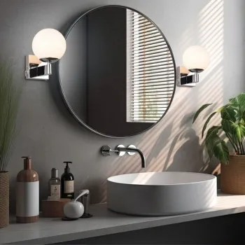 Trio Kula króm-fehér fürdőszobai falikar (TRI-284270106) E14 1 izzós IP44