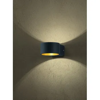 Trio Lacapo fekete LED falikar (TRI-223410132) LED 1 izzós IP20 Trio Lacapo fekete LED falikar (TRI-223410132) LED 1 izzós IP20