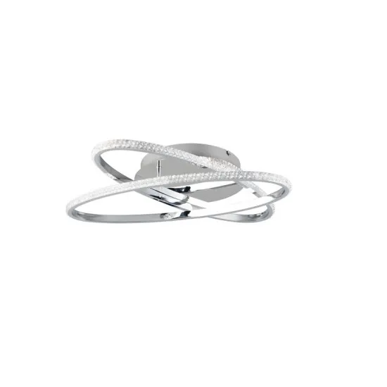 Trio Lane króm-átlátszó LED mennyezeti lámpa (TRI-R67802106) LED 1 izzós IP20