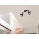 Trio Latika fekete-natúr mennyezeti spotlámpa (TRI-R81522032) E14 2 izzós IP20