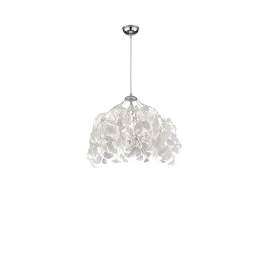 Trio Leavy króm-fehér függesztett lámpa (TRI-R10461901) E27 1 izzós IP20