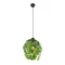 Trio Leavy fekete-zöld függesztett lámpa (TRI-R10461915) E27 1 izzós IP20