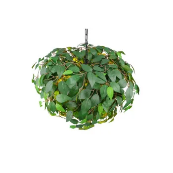 Trio Leavy fekete-zöld függesztett lámpa (TRI-R10464015) E14 4 izzós IP20