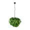 Trio Leavy fekete-zöld függesztett lámpa (TRI-R10464015) E14 4 izzós IP20