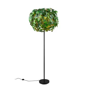 Trio Leavy fekete-zöld állólámpa (TRI-R40463015) E14 3 izzós IP20