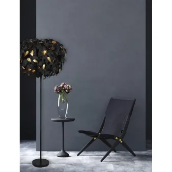 Trio Leavy fekete-arany állólámpa (TRI-R40463032) E14 3 izzós IP20