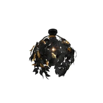 Trio Leavy fekete-arany mennyezeti lámpa (TRI-R60461032) E27 1 izzós IP20