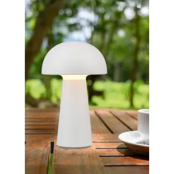 Trio Lennon fehér LED kültéri asztali lámpa (TRI-R52176101) LED 1 izzós IP44