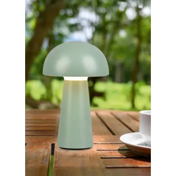 Trio Lennon pisztácia LED kültéri asztali lámpa (TRI-R52176149) LED 1 izzós IP44