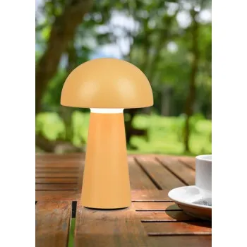 Trio Lennon sárga LED kültéri asztali lámpa (TRI-R52176183) LED 1 izzós IP44