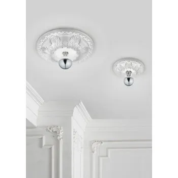 Trio Lilly fehér mennyezeti lámpa (TRI-603300101) E27 1 izzós IP20