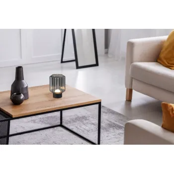 Trio Lord fekete-füstszínű LED asztali lámpa (TRI-R57761154) LED 1 izzós IP20