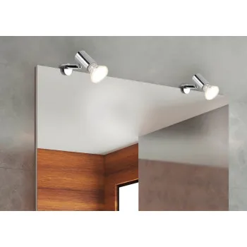 Trio Lorenzo króm fürdőszobai tükörvilágítás (TRI-283500106) GU10 1 izzós IP44