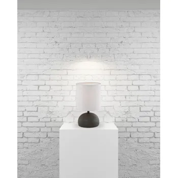 Trio Luci barna-fehér asztali lámpa (TRI-R50351026) E14 1 izzós IP20