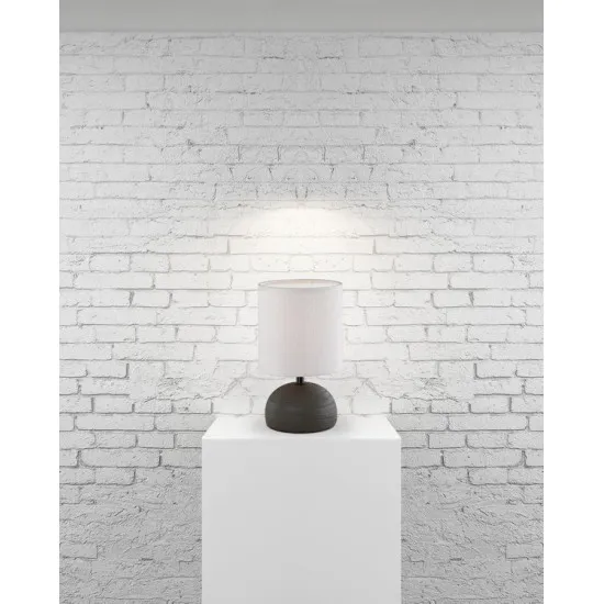 Trio Luci barna-fehér asztali lámpa (TRI-R50351026) E14 1 izzós IP20