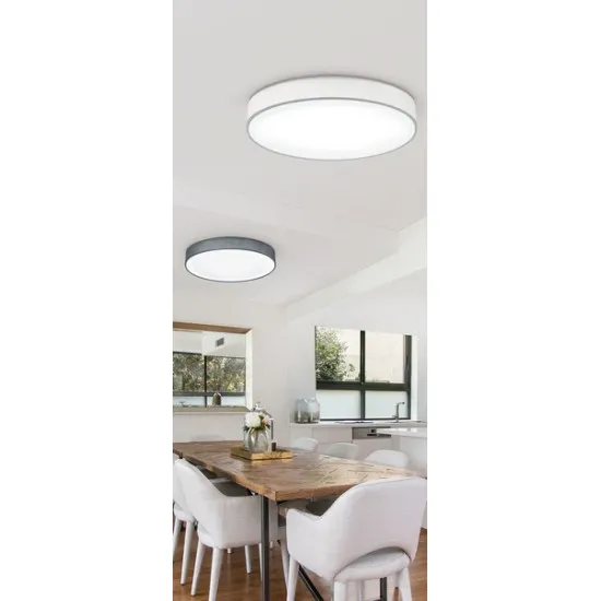 Trio Lugano fehér LED mennyezeti lámpa (TRI-621914001) LED 1 izzós IP20