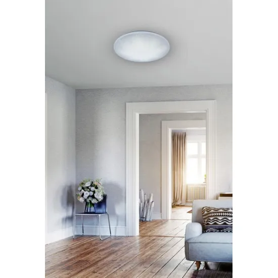 Trio Lukida fehér LED mennyezeti lámpa (TRI-R62961000) LED 1 izzós IP20