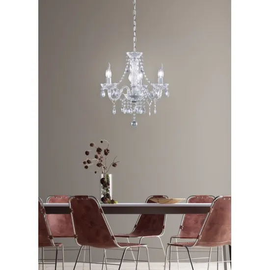 Trio Lüster átlátszó csillár (TRI-R11073000) E14 3 izzós IP20