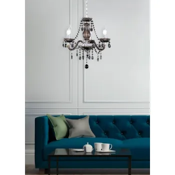 Trio Lüster fekete csillár (TRI-R11073002) E14 3 izzós IP20