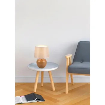Trio Luxor fa színű-bézs asztali lámpa (TRI-R50621035) E14 1 izzós IP20
